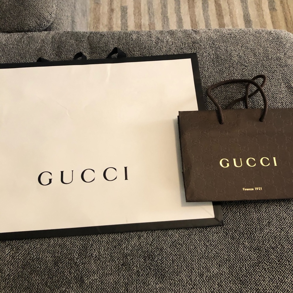 Gucci gift bags, lg30 sm15